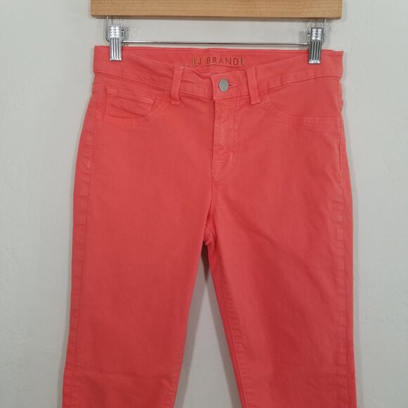 J Brand Capri Tangerine Jeans Pants Stretch Size 27 - Picture 2 of 8